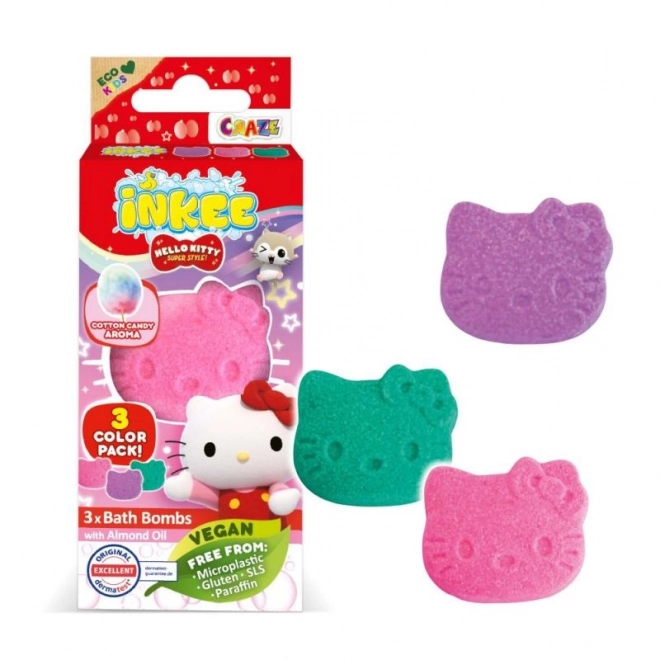 INKEE - Mini pakiranje šumeća bomba - Hello Kitty