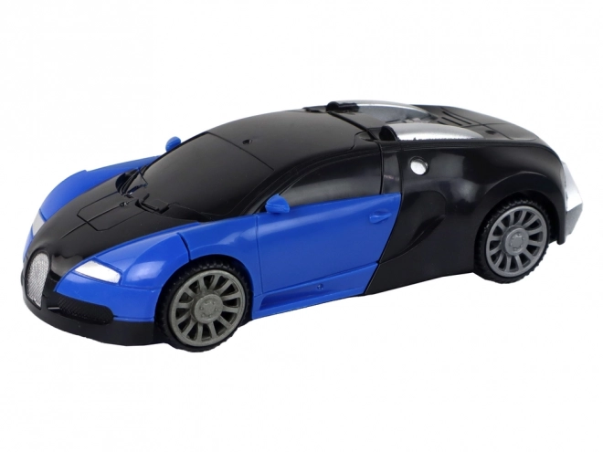 2 u 1 Bugatti Plava svjetlosna efekti Auto-Robot