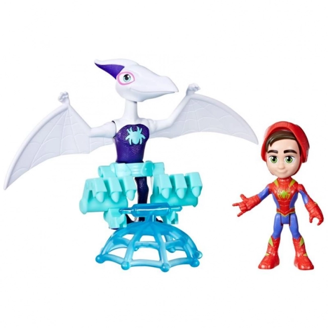 Spider-man kvaki i njegovi nevjerojatni prijatelji figurica s dinosaurom i dodatnom opremom