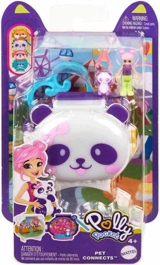 Polly Pocket Pet Connects – panda set s figuricama