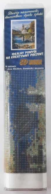 Norimpex Dijamantno slikanje Crkva u Ramsau 30x40cm