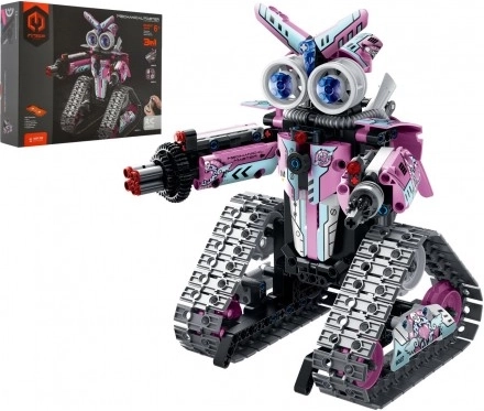 Konstrukcijski RC robot iM.MASTER na daljinsko upravljanje – Ružičasta