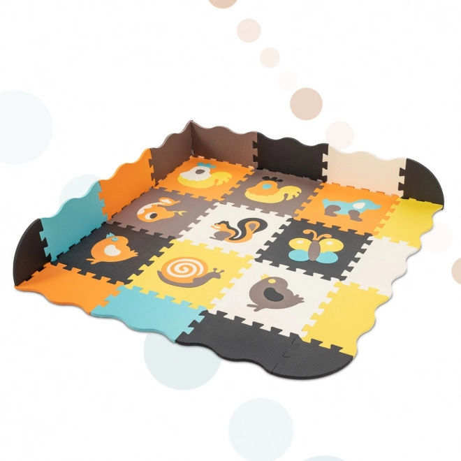 Šarene pjenaste puzzle sa životinjama i ogradom - 25 komada