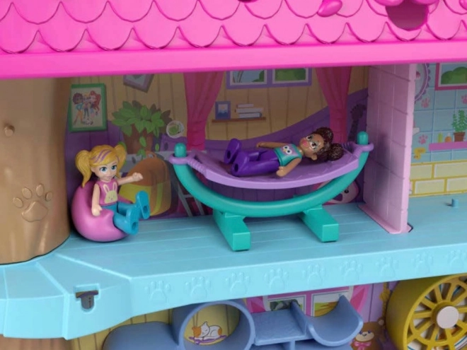 Polly Pocket Set figurica Životinjske avanture Kućica na drvetu