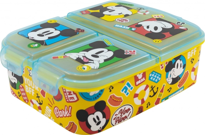 Dječja kutija za užinu Mickey Mouse s više pretinaca