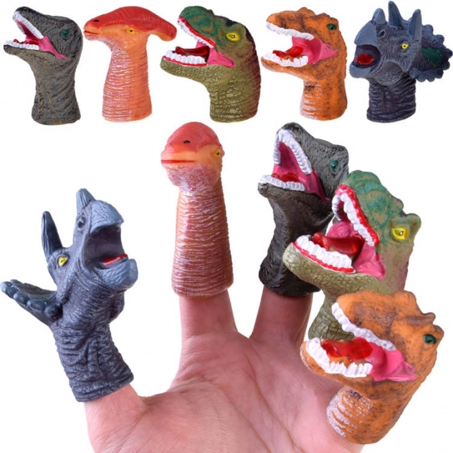 Gumene lutke za prste u obliku dinosaura