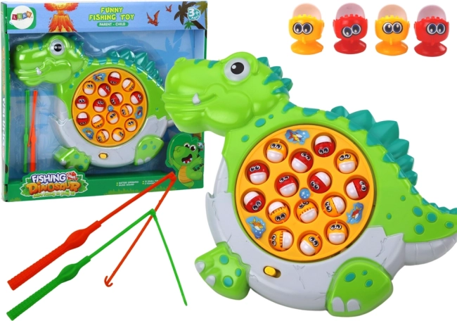 Igra lovljenja ribica dinosaurus – zelena