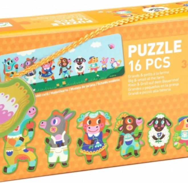 DJECO Puzzle Veliki i Mali na Farmi