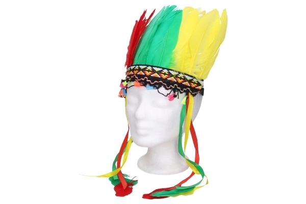Set karneval - traka za glavu indijanac MIX