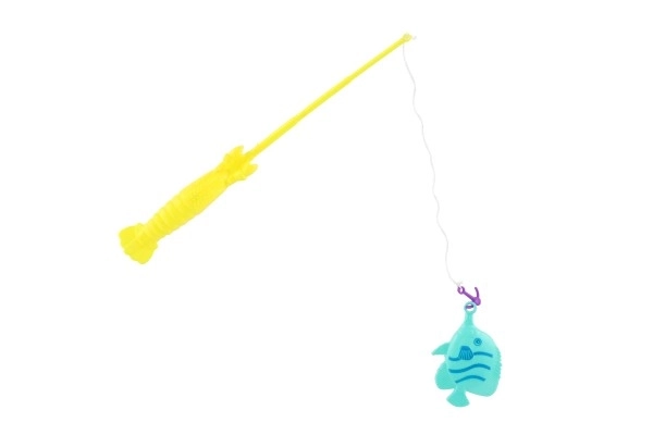 Igra riba/ribar sa štapom 26cm plastika 5 boja na karti 15,5x49x2cm