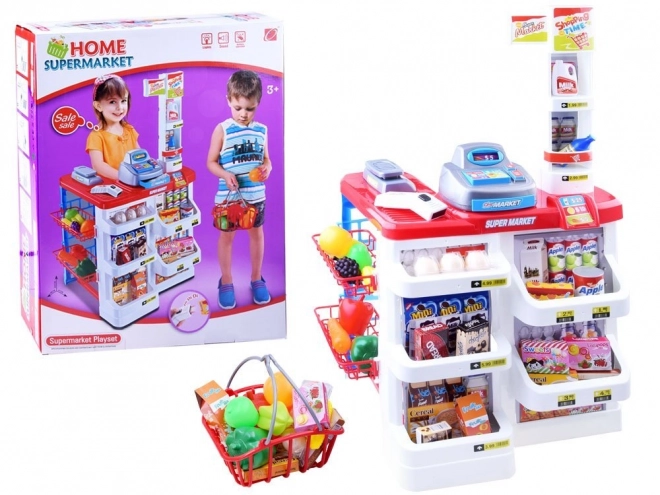 Dječji supermarket s blagajnom i skenerom