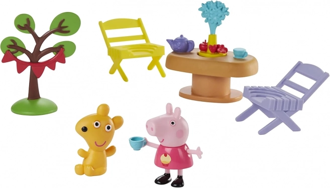 Praško PEPPA: čajanka – set figurica i dodataka