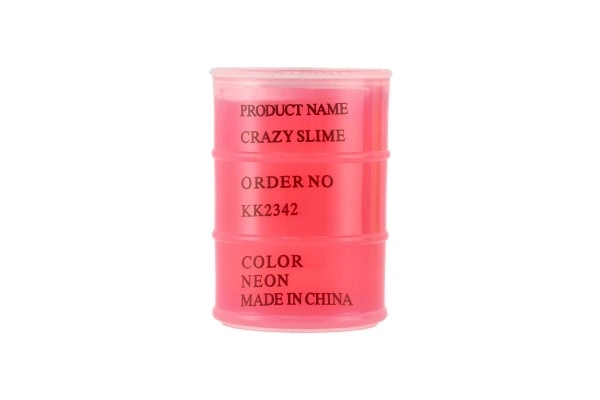 Slime - tvar 80g neonska 8x5,5cm razne boje