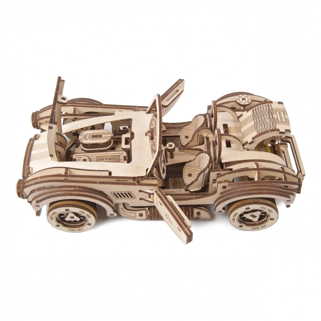 Ugears 3D drveni mehanički puzzle Driftajući trkaći auto Kobra