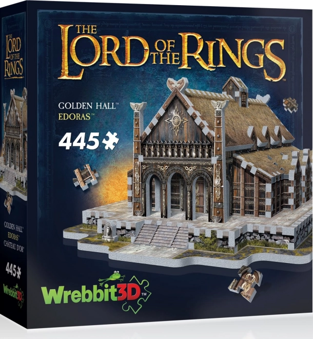 WREBBIT 3D puzzle Gospodar prstenova: Zlatna dvorana Edoras