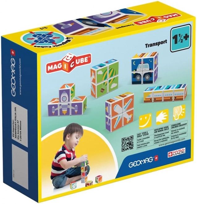 GEOMAG Magnetne kocke Magicube Prometna sredstva