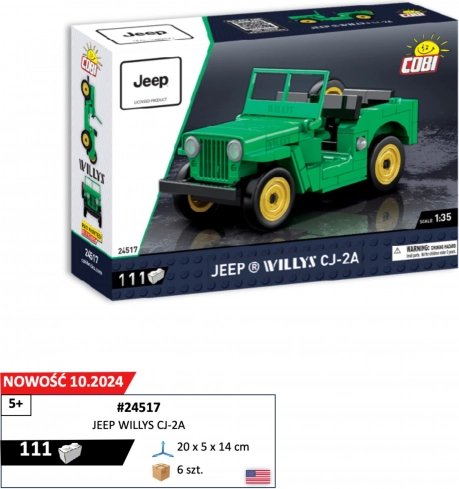 Model JEEP WILLYS CJ-2A 1:35 set COBI