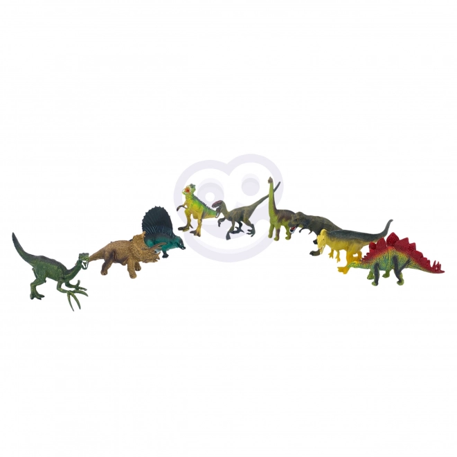 Set figura dinosaura s igrališnim podlogom i kovčegom