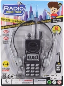Policijski walkie-talkie sa slušalicama za djecu