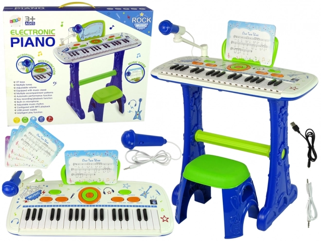 Električna klavirna klavijatura za djecu Blue USB note