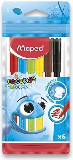 Set flomastera MAPED Color'Peps Ocean 6 kom