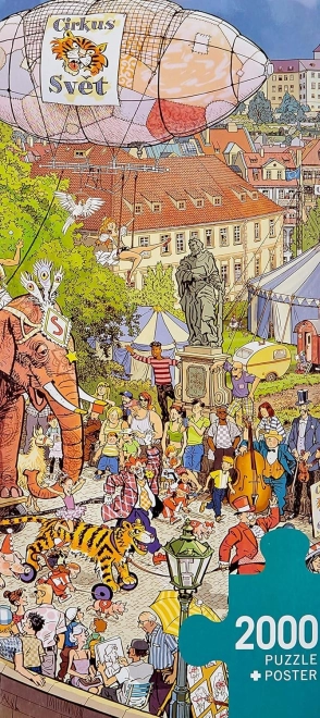 Puzzle Ulična povorka 2000 dijelova