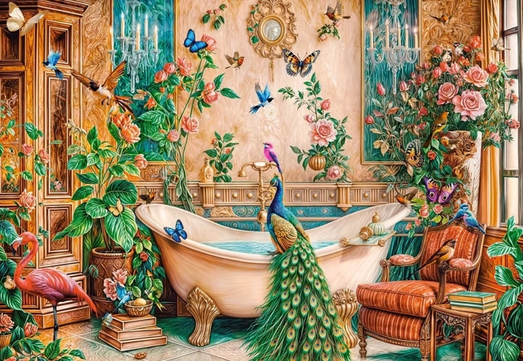 Castorland puzzle Fantastična kupaonica 1000 dijelova