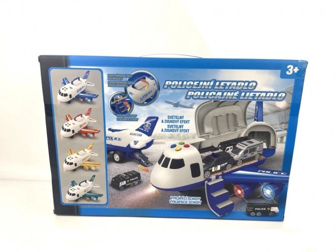 Policijski avion s teretnim prostorom i 3 autića