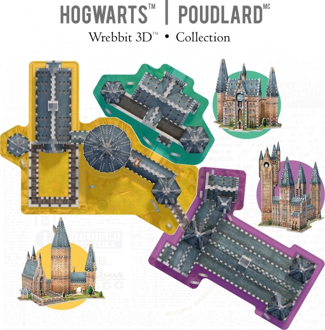 WREBBIT 3D puzzle Harry Potter: Hogwarts, Astronomski Toranj 875 dijelova