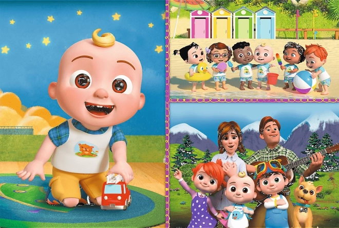 Puzzle Obr Veliki 15 Kom - Cocomelon Veseli dan s prijateljima