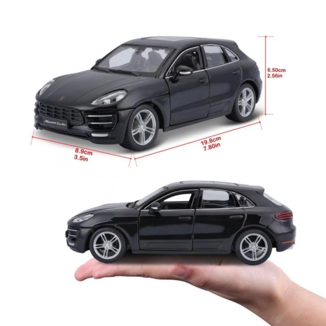 Bburago 1:24 Porsche Macan crne 18-21077