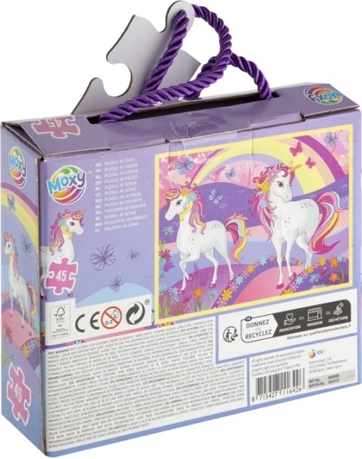 MOXY Puzzle Jednorog 45 dijelova
