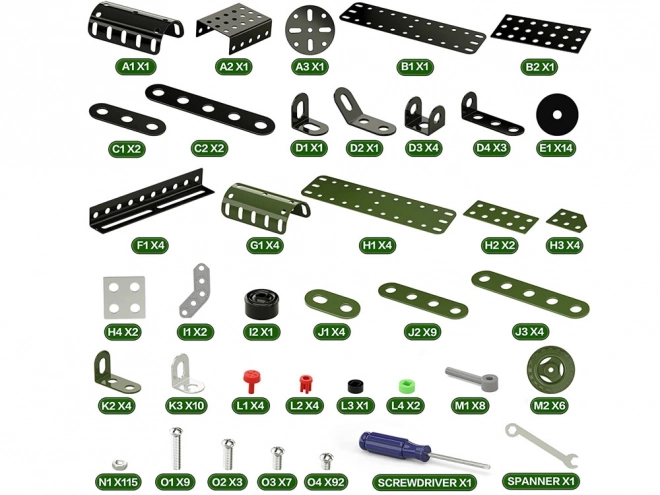 Konstrukcijske metalne cigle parne lokomotive 340 el ZA3869