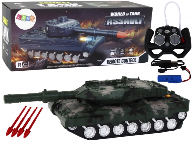 Zeleni RC tenk