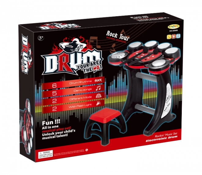 Stojeći bubnjevi set na baterije