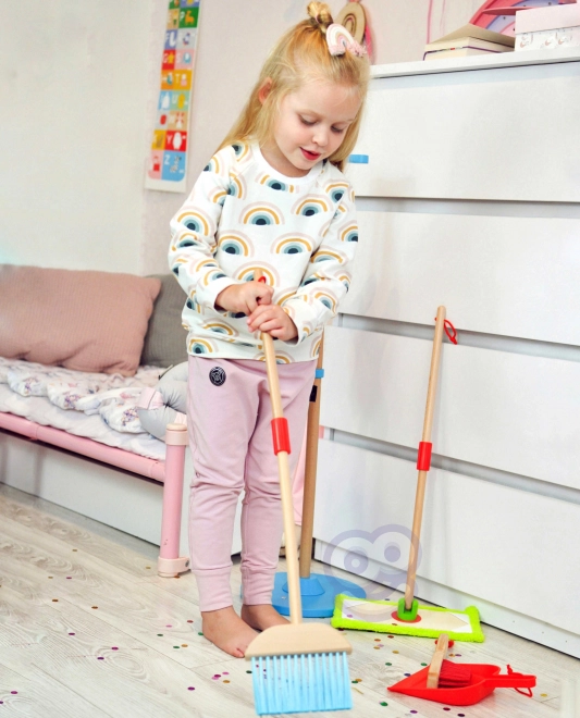 Drvena garnitura za čišćenje za djecu Tooky Toy