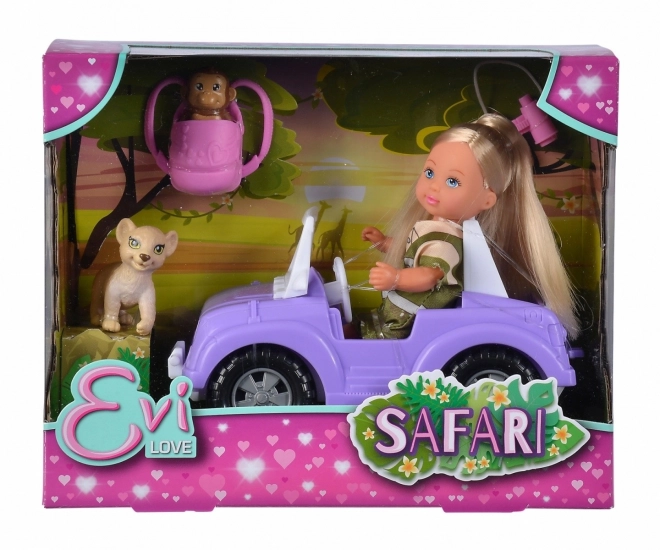 Lutka Evička Safari s autom