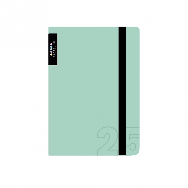 Tjedni planer A6 2025 Pastelini zelena
