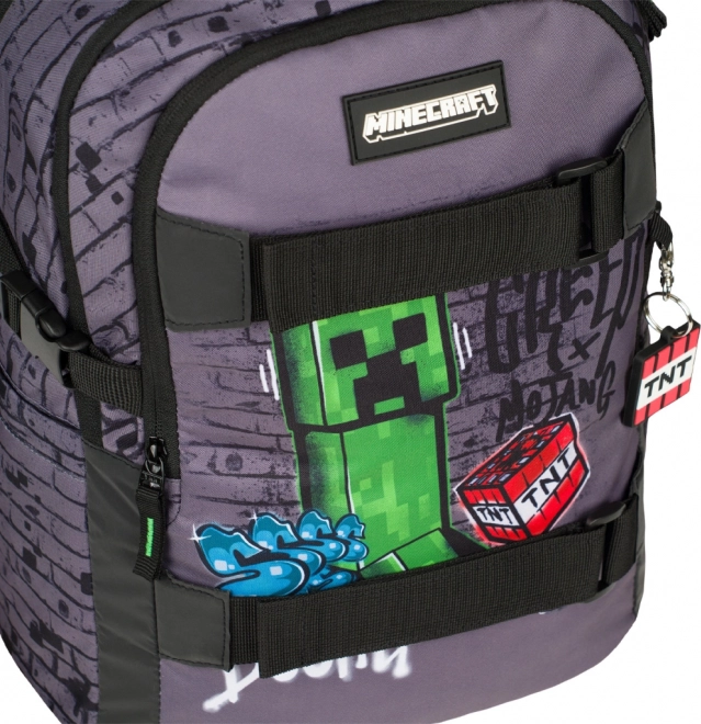 školski ruksak Baagl Skate Minecraft TNT