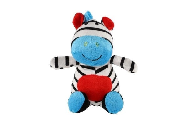 Plišana zvečkica Zebra za bebe