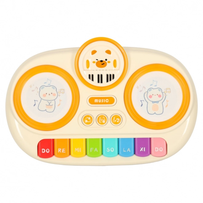 Interaktivni dječje piano orgulje edukativne bež