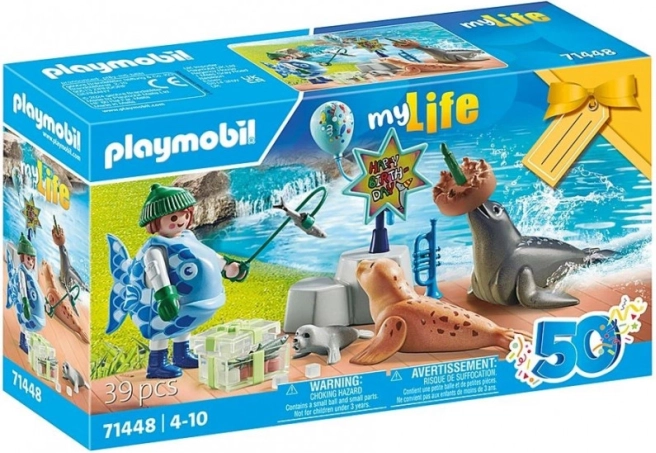 PLAYMOBIL poklon-set: hranjenje životinja