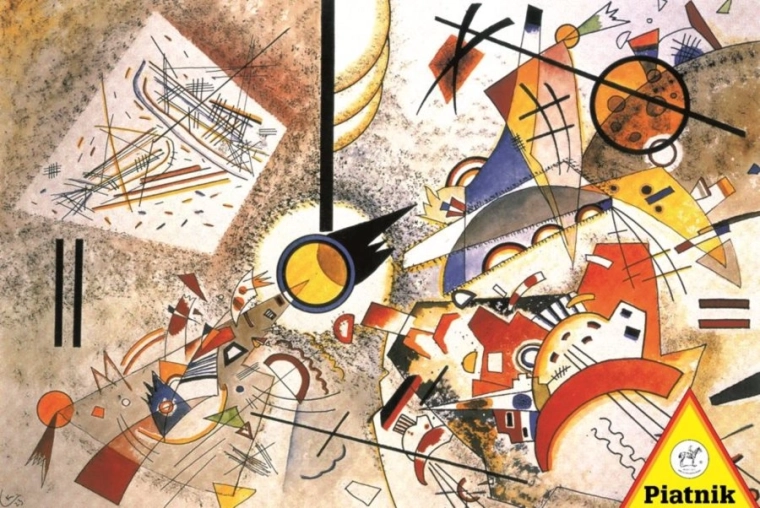 Puzzle Kaotični akvarel 1923