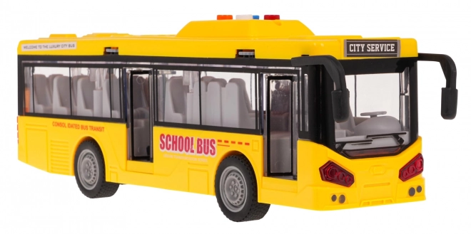 Žuti autobus s funkcijom svjetla i zvuka