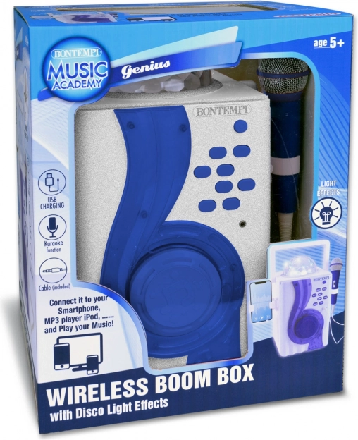 Karaoke Boom Box s disko svjetlosnim efektima