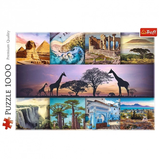 Trefl Puzzle 1000 dijelova - Kolaž Afrika
