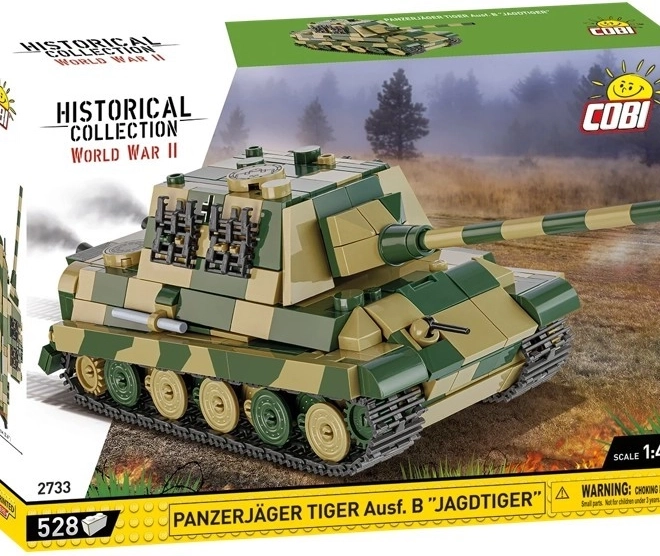 Konstrukcijski set Tenk Panzerjäger Tiger Ausf. B Jagdtiger