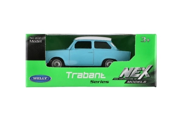 Auto Welly Trabant 1:60 metal 7cm slobodan hod u kutiji