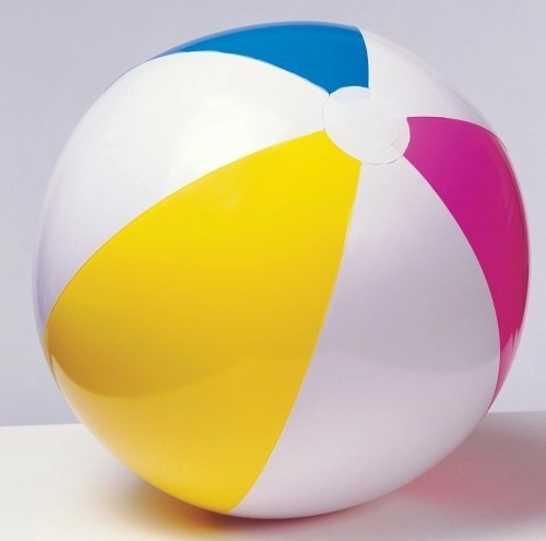 Nafukajući balon s duginim prugama - 61 cm