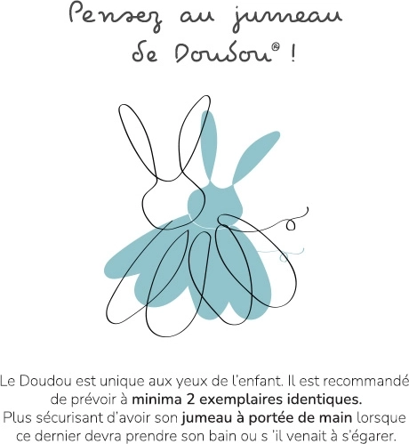Doudou mazilica mišica ružičasta 3-u-1